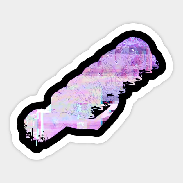 glitch v2 Sticker by teacosi